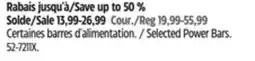 Canadian Tire Certified Selected Power Bars offer