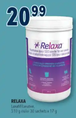 Familiprix RELAXA Laxative, 510g or 30sachets x 17g offer