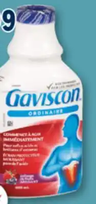 Familiprix Gaviscon Regular fruit blend soothing antiacid 600ml offer