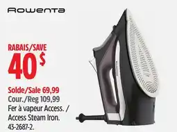Canadian Tire Rowenta Access Steam Iron offer