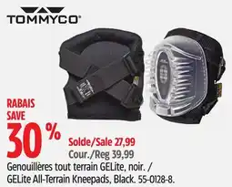 Canadian Tire Tommyco GELite All-Terrain Kneepads, Black offer
