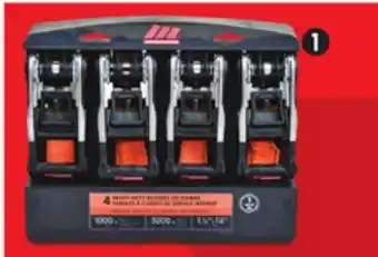 Canadian Tire MotoMaster 3000-lb Ratchet Tie-Downs offer