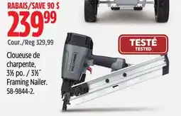 Canadian Tire 31⁄2˝ Framing Nailer offer