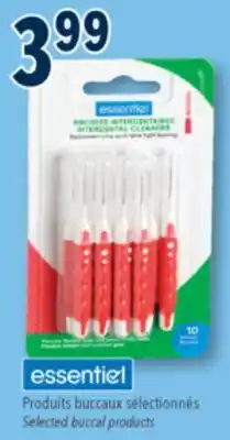 Familiprix ESSENTIEL, Selected buccal products offer