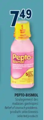 Familiprix PEPTO-BISMOL, Relief of stomach problems, selected products offer