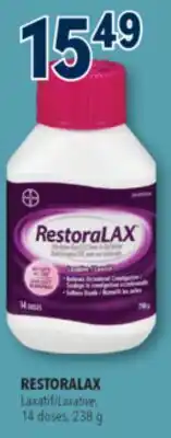 Familiprix RESTORALAX, Laxative, 14 doses, 238 g offer
