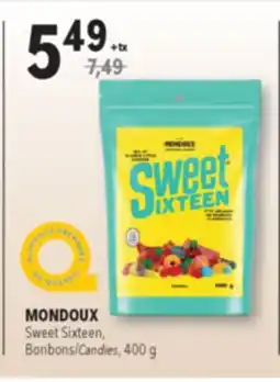 Familiprix MONDOUX, Sweet Sixteen, Candies, 400 g offer