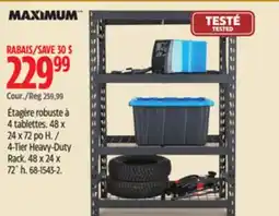 Canadian Tire 4-Tier Heavy-Duty Rack offer