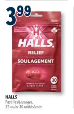 Familiprix HALLS, Lozenges, 25 or 30 units offer