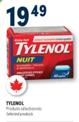 Familiprix TYLENOL, Selected products offer