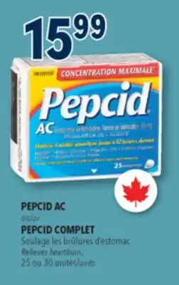Familiprix PEPCID AC or PEPCID Relieves heartburn, 25 ou 30 units offer