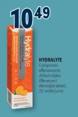 Familiprix HYDRALYTE Effervescent electrolyte tablets, 20 units offer