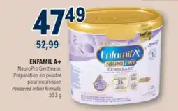 Familiprix ENFAMIL A+, NeuroPro Gentlease, Powdered infant formula, 553 g offer
