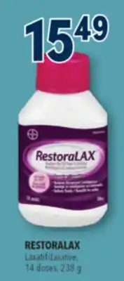 Familiprix RESTORALAX Laxative, 14doses, 238g offer