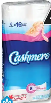 Familiprix CASHMERE, Bathroom tissue, 8 double rolls ou offer
