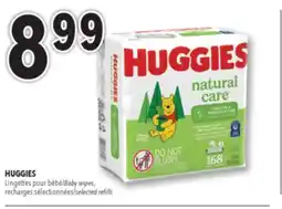 Familiprix HUGGIES, Lingettes pour bébé/Baby wipes, recharges sélectionnées/selected refills wipes offer