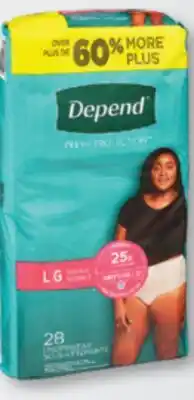 Familiprix DEPEND Selected incontinence products offer
