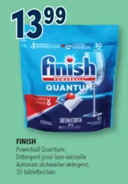 Familiprix FINISH, Powerball Quantum, Automatic dishwasher detergent, 30 tabs offer