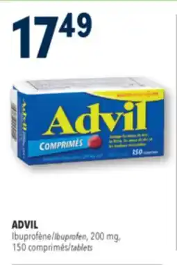 Familiprix ADVIL Ibuprofen, 200mg, 150tablets offer