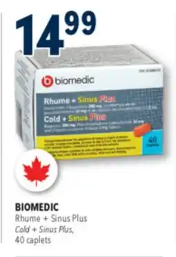 Familiprix BIOMEDIC Cold + Sinus Plus offer