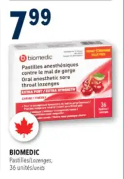 Familiprix BIOMEDIC Lozenges offer