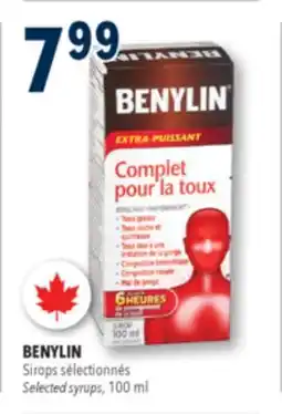 Familiprix BENYLIN Selected syrups offer