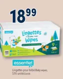 Familiprix ESSENTIEL, Baby wipes, 576 units offer