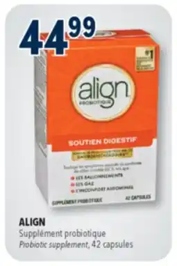 Familiprix Align probiotic digestive care offer