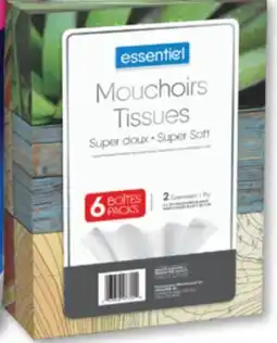 Familiprix ESSENTIEL Tissues, 6packs offer