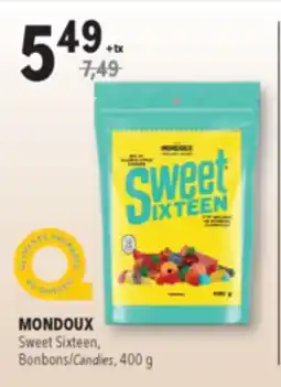 Familiprix MONDOUX, Sweet Sixteen, Bonbons, 400 g offer