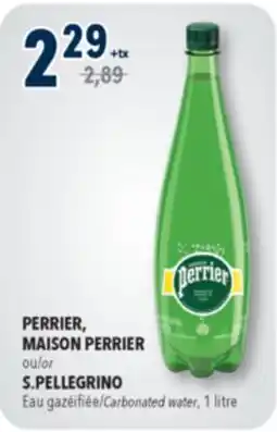 Familiprix PERRIER, MAISON PERRIER Carbonated water, 1 litre offer