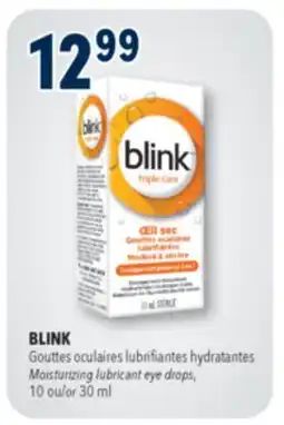 Familiprix BLINK Moisturizing lubricant eye drops offer