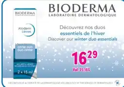 Familiprix BIODERMA, Duo Atoderm Lèvres, 2 x 15 ml offer