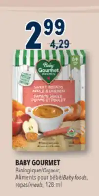 Familiprix BABY GOURMET, Organic, Baby foods, meals, 128 ml offer