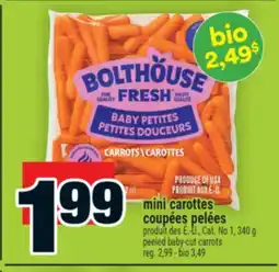 Super C MINI CAROTTES COUPÉES PELÉES | PEELED BABY-CUT CARROTS offer