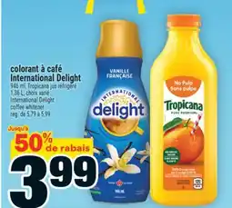 Super C COLORANT À CAFÉ INTERNATIONAL DELIGHT | INTERNATIONAL DELIGHT COFFEE WHITENER offer