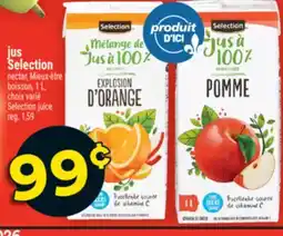 Super C JUS SELECTION | SELECTION JUICE offer