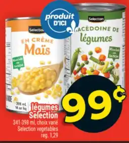 Super C LÉGUMES SELECTION | SELECTION VEGETABLES offer