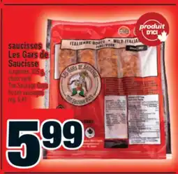 Super C IRRÉSISTIBLE STUFFED PASTA SAUCISSES | THE SAUSAGE GUYS FROZEN SAUSAGES offer