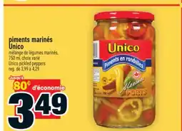 Super C PIMENTS MARINÉS UNICO | UNICO PICKLED PEPPERS offer