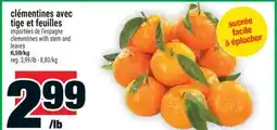 Super C clémentines avec tige et feuilles | clementines with stem and leaves offer