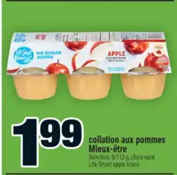 Super C COLLATION AUX POMMES MIEUX‑ÊTRE | LIFE SMART APPLE SNACK offer