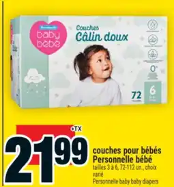 Super C COUCHES POUR BÉBÉS PERSONNELLE BÉBÉ | PERSONNELLE BABY BABY DIAPERS offer