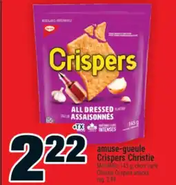 Super C AMUSE-GUEULE CRISPERS CHRISTIE | CHRISTIE CRISPERS SNACKS offer
