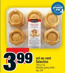 Super C VOL-AU-VENT SELECTION | SELECTION PASTRY SHELLS offer