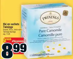 Super C THÉ EN SACHETS TWININGS | TWININGS TEA BAGS offer