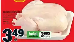 Super C POULETS ENTIERS FRAIS | FRESH WHOLE CHICKENS offer