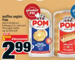 Super C MUFFINS ANGLAIS POM | POM ENGLISH MUFFINS offer