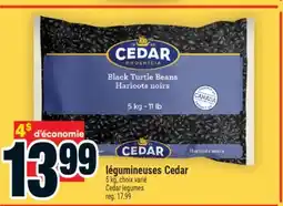 Super C LÉGUMINEUSES CEDAR | CEDAR LEGUMES offer