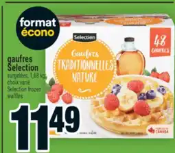 Super C GAUFRES SELECTION | SELECTION FROZEN WAFFLES offer